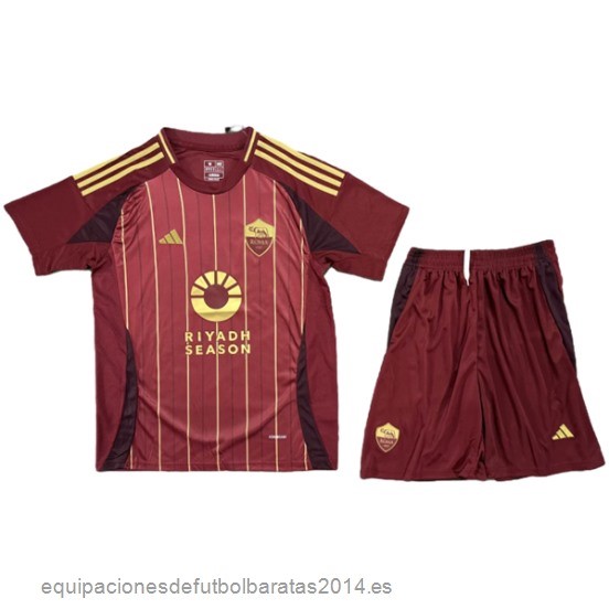 Nuevo 1ª Conjunto De Hombre As Roma 24/25 Rojo Baratas